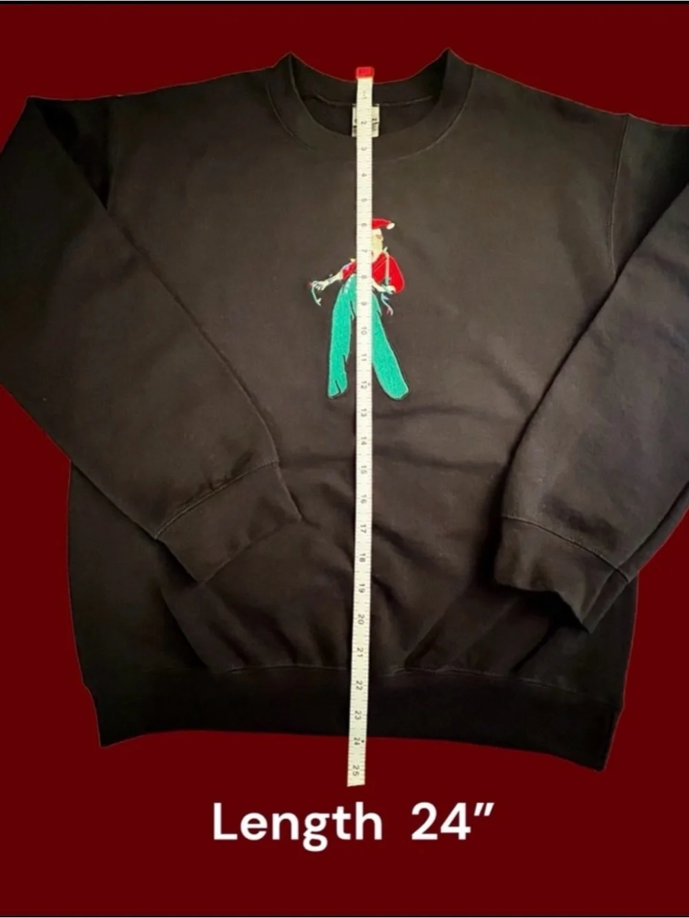 Harry Styles Fine Line Christmas Embroidered Sweatshirt - Black - Unisex S - Picture 11 of 14